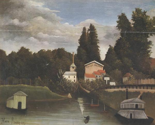 Henri Rousseau Banks of the Marne(Charenton) The Alfort Mill oil painting image